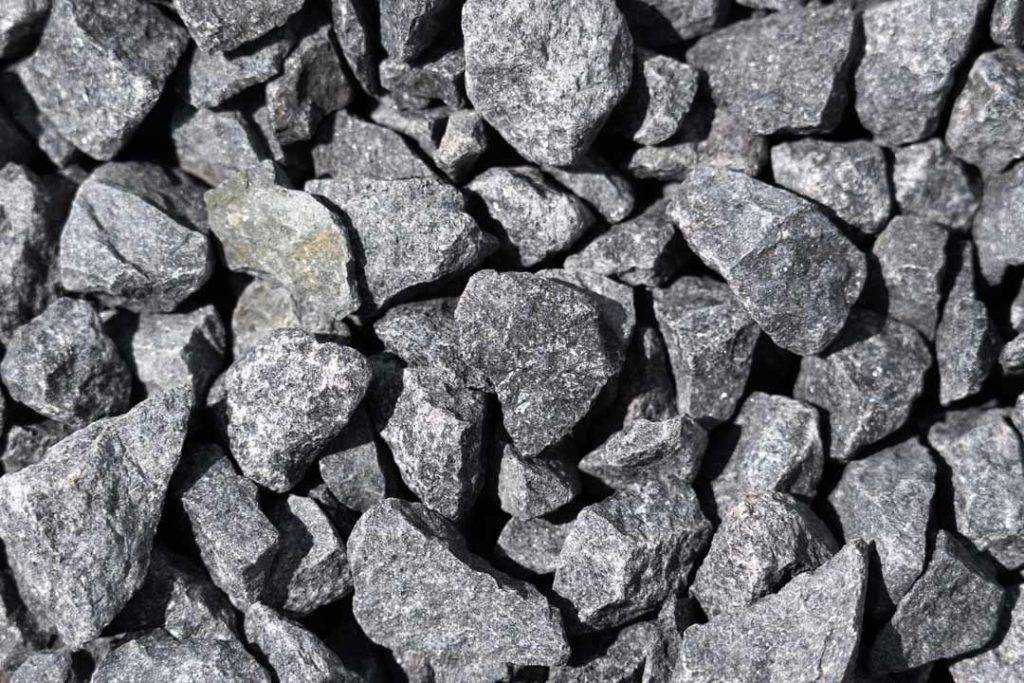 Sweden Black Granite Chippings Texture